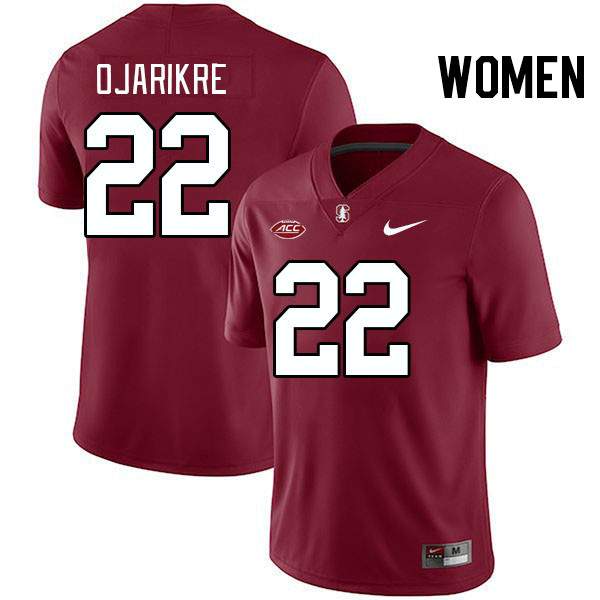 Women #22 Che Ojarikre Stanford Cardinal 2024 ACC Conference College Football Jerseys Stitched-Cardi